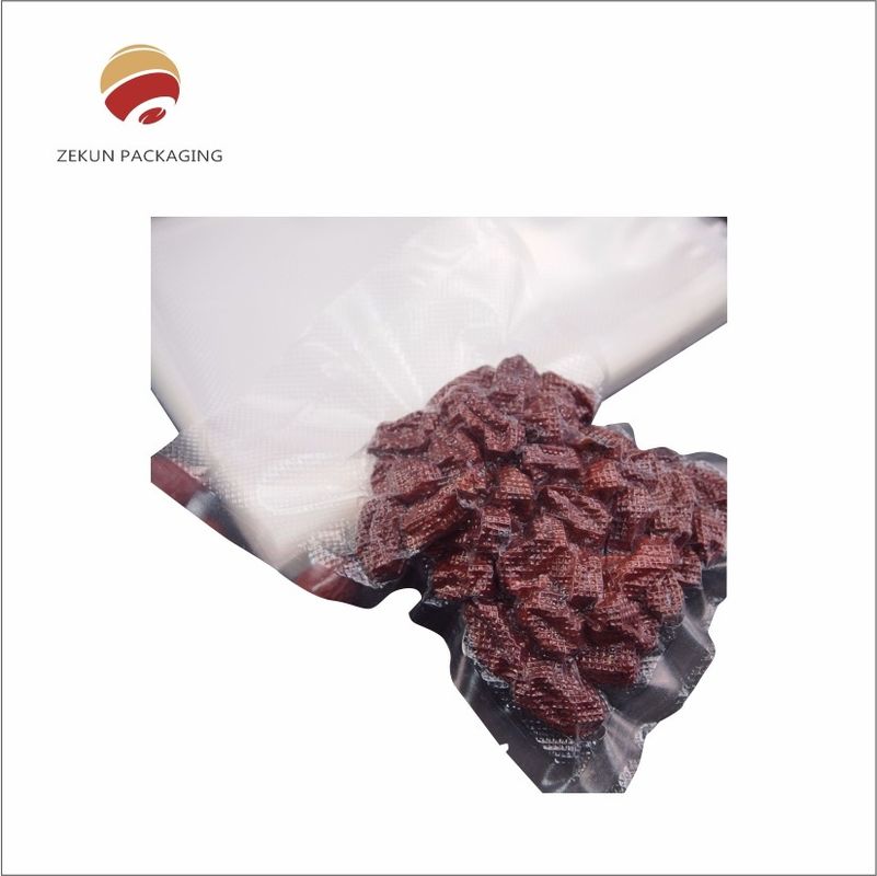 OEM প্রস্থ খাদ্য ভ্যাকুয়াম ব্যাগ সিলিং পদ্ধতি জিপার বা তাপ সিলিং সঙ্গে খাদ্য সঞ্চয় এবং সংরক্ষণ