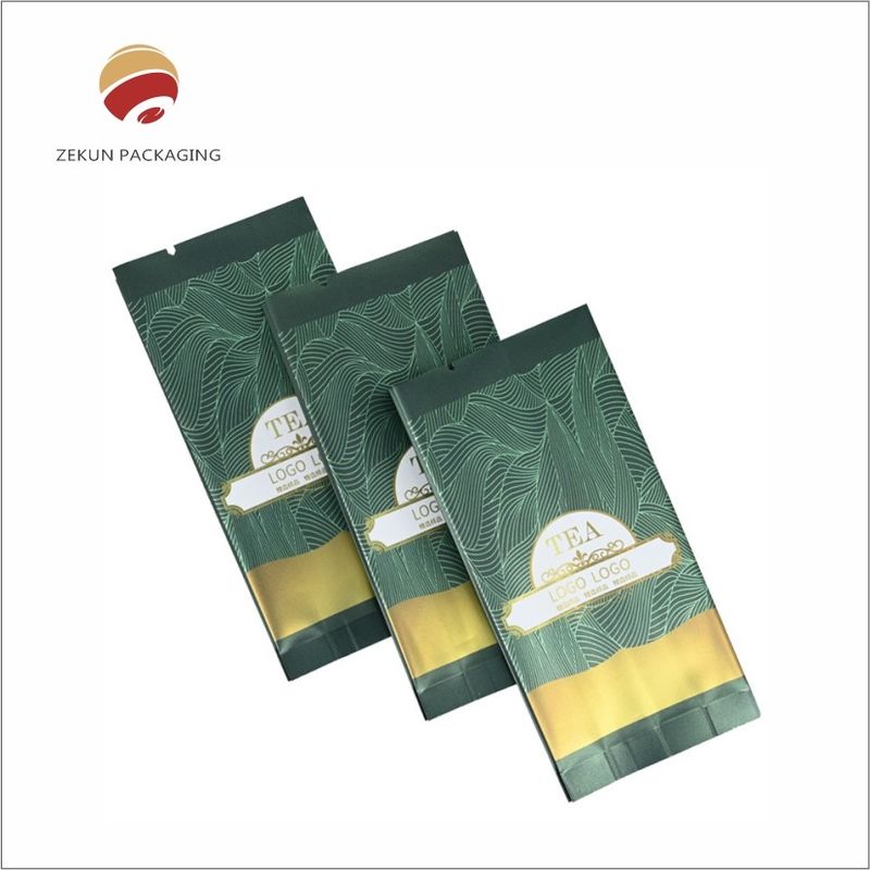 OEM ODM চা পাউডার প্যাকিং ব্যাগ কাস্টম চা ব্যাগ প্যাকেজিং সবুজ রঙ